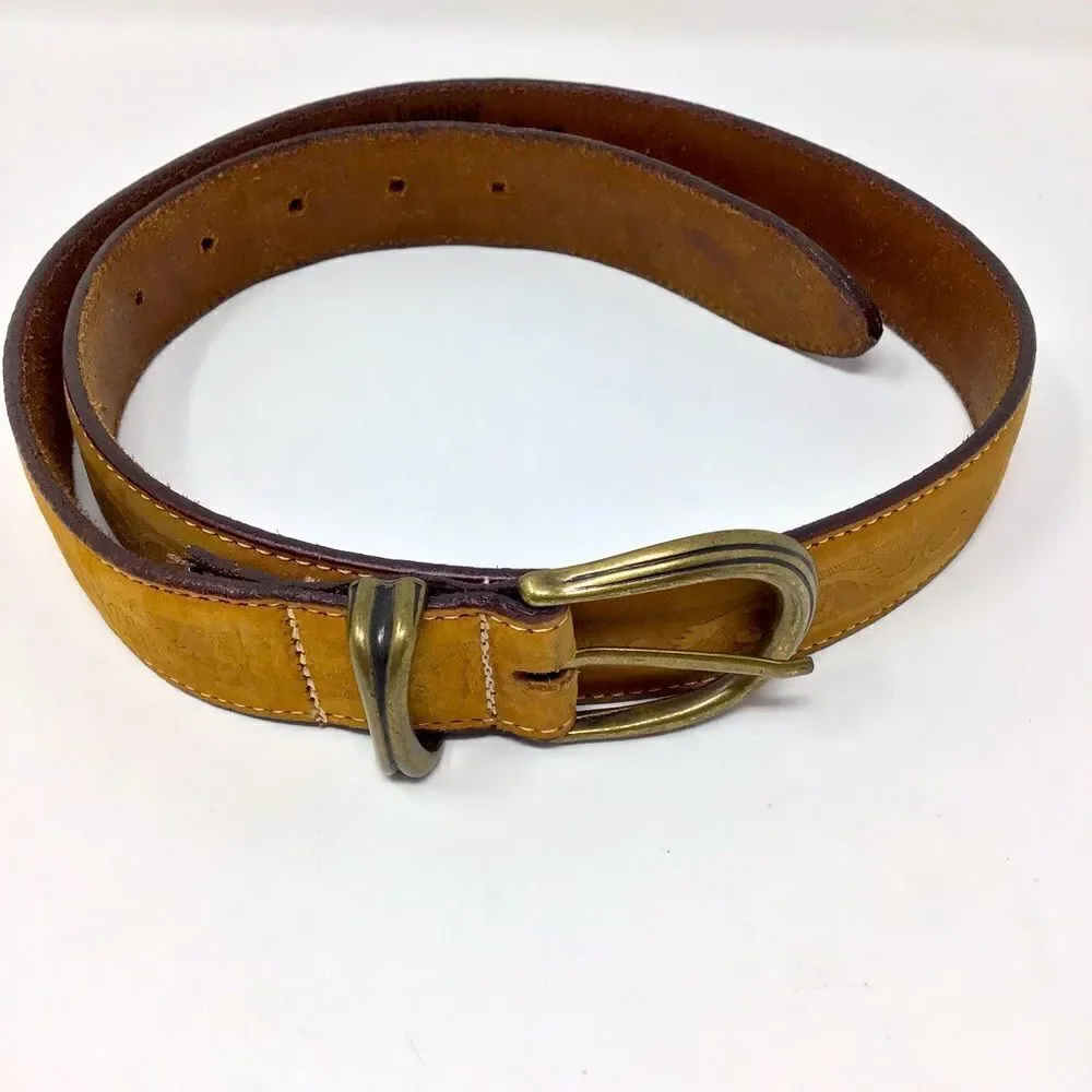 Vintage North Reflections European Leather Belt